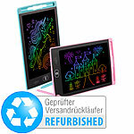 infactory 2er-Set LCD-Schreibtafeln für Kinder21,5 cm, Stift,Versandrückläufer infactory LCD-Schreibtafel