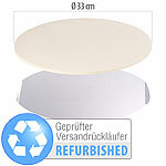 Cucina di Modena Runder Pizzastein mit Aluminium-Servierblech, Versandrückläufer Cucina di Modena Pizzasteine