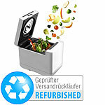 Rosenstein & Söhne Elektrischer Kompostierer mit LCD-Display, Versandrückläufer Rosenstein & Söhne Elektrische Kompostierer mit Autoclean und Aktivkohlefilter