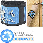 AGT Magnet-Armband für Nägel & Schrauben, Versandrückläufer AGT Handwerker-Magnet-Armbänder