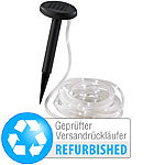 Lunartec 7 Meter Solar-Lichtschlauch mit 50 LEDs in Brillantweiß (refurbished) Lunartec Solar-LED Lichtschläuche
