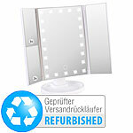 Sichler Beauty Falt-Schminkspiegel mit LED-Beleuchtung, Versandrückläufer Sichler Beauty Falt-Schminkspiegel mit LED-Beleuchtung