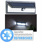 Luminea Solar-LED-Wandleuchte, Bewegungs-Sensor & Akku, Versandrückläufer Luminea Solar-LED-Wandlichter mit Nachtlicht-Funktion