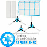 Sichler Exclusive Ersatz-Filter, -Bürsten & -Düsen, Versandrückläufer Sichler Exclusive WLAN-Staubsaug- & Bodenwisch-Roboter, kompatibel mit Google Assistant und Siri