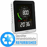 infactory Digitales CO2-Messgerät mit Temperatur, Versandrückläufer infactory Raumluft-Messgeräte für CO2