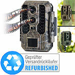 VisorTech 4K-Wildkamera mit Dual-Linse, IR-Nachtsicht, Versandrückläufer VisorTech Wildkameras