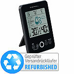 PEARL Digital-Hygro-/Thermometer mit Schimmel-Alarm, Versandrückläufer PEARL Hygrometer Thermometer mit Schimmel Alarm