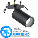 Luminea Schwenkbarer Alu-Wand- & Deckenspot, Versandrückläufer Luminea Schwenkbare Wand- und Deckenspots