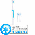 PEARL Elektrische Schallzahnbürste mit Batteriebetrieb, Versandrückläufer PEARL 