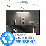 Lunartec Schwenkbare Akku-LED-Lichtleiste, PIR-Sensor, Versandrückläufer Lunartec Schwenkbare Akku-LED-Lichtleisten mit PIR-Sensor, dimmbar