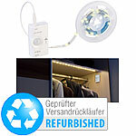 Lunartec Akku-LED-Streifen, 30 warmweiße LEDs, PIR-Sensor, Versandrückläufer Lunartec 