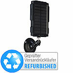 VisorTech Akku-Solarpanel für Wild- und Outdoor-Kameras, Versandrückläufer VisorTech Akku-Solarpanels für 6- und 12-V-DC-Hohlstecker-Geräte