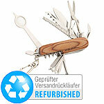 PEARL 16in1-Multifunktions-Taschenmesser aus Edelstahl,Versandrückläufer PEARL Multifunktions-Taschenmesser