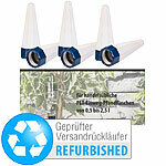 Royal Gardineer 6er-Set Tonspitzen-Pflanzenbewässerung-System, Versandrückläufer Royal Gardineer Tonspitzen-Wasserspender für Topfpflanzen mit Flaschenaufsatz