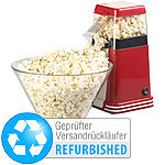 Rosenstein & Söhne XL-Heißluft-Popcorn-Maschine für bis zu 100 g Mais (Versandrückläufer) Rosenstein & Söhne