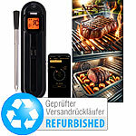 Rosenstein & Söhne Kabelloses smartes Grill-Thermometer, Versandrückläufer Rosenstein & Söhne Kabellose BT-Grill- und Ofenthermometer mit Garraumtemperaturmessung