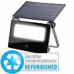 Luminea Solar-LED-Wandfluter mit Bewegungsmelder, Versandrückläufer Luminea LED-Solar-Fluter mit Bewegungsmelder
