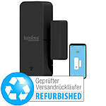 Luminea Home Control WLAN-Tür- und -Fensteralarm, weltweiter App-Zugriff, Versandrückläufer Luminea Home Control WLAN-Tür & Fensteralarme