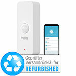 Luminea Home Control WLAN-Indoor-Bewegungsmelder zum Auslösen, Versandrückläufer Luminea Home Control WLAN-Indoor-Bewegungsmelder
