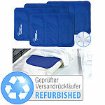 newgen medicals 4er-Set kühlende Kissenauflagen, 30 x 40 cm, blau, Versandrückläufer newgen medicals Selbstkühlende Bettauflagen
