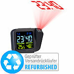 infactory Projektions-Wecker mit VA-Farbdisplay, Versandrückläufer infactory Projektions-Wecker mit VA-Farbdisplays