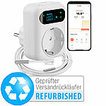 revolt WLAN-Steckdosen-Thermostat für Heiz- & Klimageräte,Versandrückläufer revolt WLAN-Steckdosen-Thermostate für Heiz- & Klimageräte, App, Sensoren 