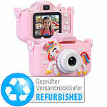 Playtastic Selfie-Kinderkamera, 2''-IPS-Display, 1080p, USB-C, Versandrückläufer Playtastic Kinder-Digitalkameras mit Selfie-Funktion 