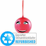 infactory Singende Weihnachtsbaumkugel in Rot, Versandrückläufer infactory Singende Weihnachtsbaumkugeln