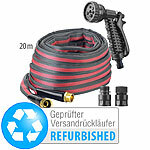 Royal Gardineer UV-beständiger Textil-Gartenschlauch mit Brause, Versandrückläufer Royal Gardineer Textil-Gartenschläuche mit Brause