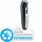 PEARL Elektrischer Mini-Reise-Rasierer mit Batteriebetrieb,Versandrückläufer PEARL Reise-Herrenrasierer mit Batterien