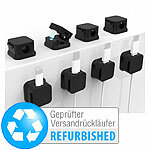General Office 8er-Set magnetische Kabelclips, Versandrückläufer General Office Magnetische Kabelclips, Kabel-Organizer mit Klebepads 