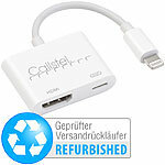 Callstel HDMI-Adapter für iPhone & iPad, Versandrückläufer Callstel