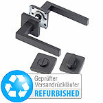 AGT 2er-Set Edelstahl-Türbeschlag Bad & WC, Versandrückläufer AGT Edelstahl-Türbeschläge für Bäder und WCs