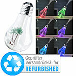 Carlo Milano Luftbefeuchter im Glühbirnen-Design, mit Farb-LEDs,Versandrückläufer Carlo Milano Luftbefeuchter im Glühbirnen-Design
