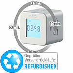 infactory Digitaler Timer-Würfel mit 4 Zeiten, LCD-Display,Versandrückläufer infactory Lern-, Küchen- und Sport-Timer in Würfelform