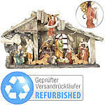 PEARL Weihnachtskrippe aus Polyresin, Versandrückläufer PEARL Weihnachts-Krippen