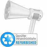 infactory Akku-MP3-Megafon mit DSP-Chip, Bluetooth, Versandrückläufer infactory Bluetooth-Megafon mit Akku & MP3