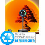 Luminea Home Control Smart RGB-Sonnenuntergangs-LED-Projektionslicht, Versandrückläufer Luminea Home Control 