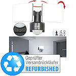 Lunartec Duo-LED-Außenwandstrahler mit Bewegungssensor, Versandrückläufer Lunartec LED-Außenstrahler mit Bewegungs- und Dämmerungssensoren