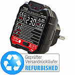 revolt Steckdosentester mit LCD-Display, RCD-Test, Versandrückläufer revolt Steckdosentester mit LCD-Display, RCD-Test und LED-Anzeige