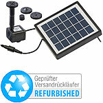 Royal Gardineer Teich-Springbrunnen-Pumpe mit 1,5-Watt-Solarpanel, Versandrückläufer Royal Gardineer Solar-Teichpumpen