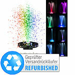 Royal Gardineer LED-Solar-Springbrunnen, 3 W, 7 Farben, Versandrückläufer Royal Gardineer Solar-Teich-Springbrunnen mit RGB-LEDs