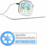 Rosenstein & Söhne Digitales Braten- & Ofenthermometer, Touch-Display, Versandrückläufer Rosenstein & Söhne Digitales Bratthermometer mit kabelgebundenem Temperatur-Fühler