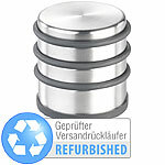 infactory Edelstahl-Tür-Stopper mit 3 Gummiringen, Versandrückläufer infactory Boden-Türstopper