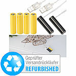 revolt 2er-Set Universal-USB-Batterie-Adapter, Versandrückläufer revolt 