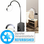 Lunartec Dimmbare CCT-LED-Steckerleuchte mit Steckdose, Versandrückläufer Lunartec CCT-LED-Steckdosenleuchten mit durchgeschleifter Steckdose