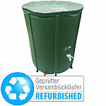 Royal Gardineer Faltbare Regentonne mit Deckel, 750 l, 620 GSM-PVC, Versandrückläufer Royal Gardineer Faltbare Regentonnen mit Schlauchanschluss