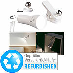 Lunartec 3in1-Akku-Wand-, Klemm- und Taschenlampe, Versandrückläufer Lunartec 3in1-Akku-Wand-, Klemm- und Taschenlampen