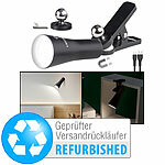 Lunartec 3in1-Akku-Wand-, Klemm- und Taschenlampe, Versandrückläufer Lunartec 3in1-Akku-Wand-, Klemm- und Taschenlampen