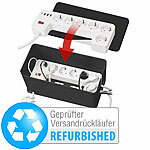 revolt 5-fach Steckdosenleiste mit Kabelbox, Versandrückläufer revolt Steckdosenleisten mit Kabelbox